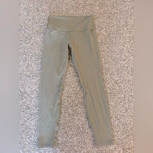 Lululemon Align 98" High-Rise Leggings in Olive Green